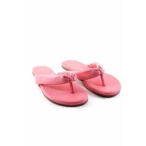 NEW SOLEI SEA women's vegan leather open toe sandal in flamingo